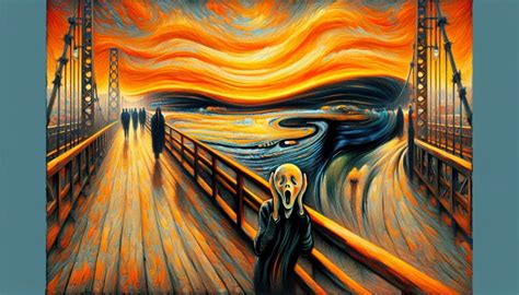 Comparación de El Grito de Munch con su representación en Jujutsu Kaisen