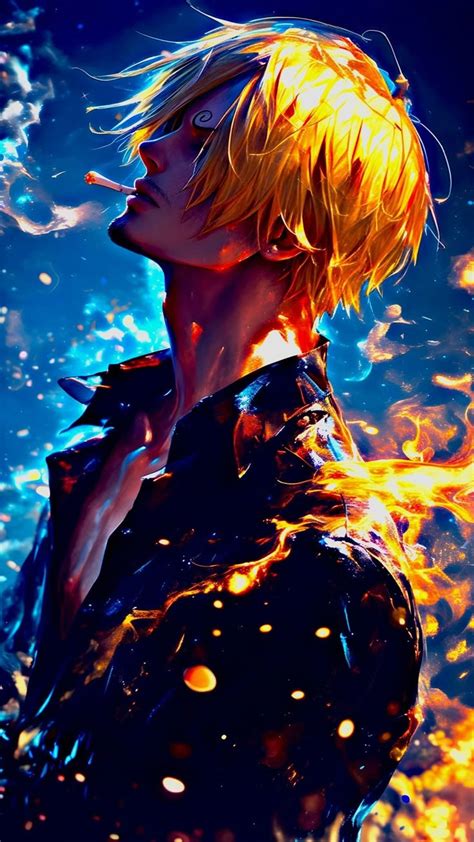 Ilustración de Sanji utilizando sus poderosas patadas