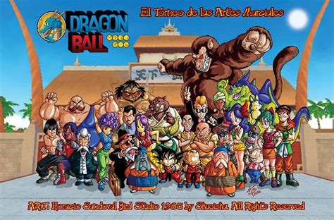 Participantes del Torneo de las Artes Marciales 25 de Dragon Ball Z