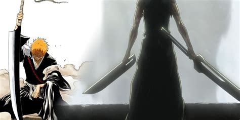 Ichigo Kurosaki con sus dos Zanpakuto