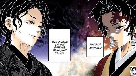 Ilustración de Yoriichi Tsugikuni enfrentándose a Muzan.