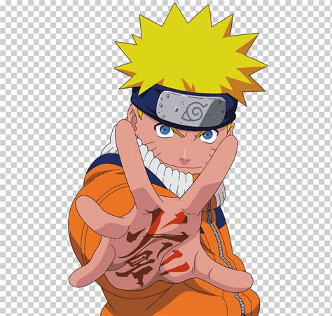Ilustración de Naruto Uzumaki en pose de combate