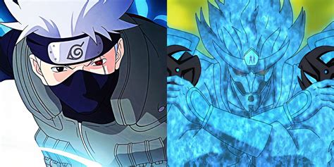 Representación artística del Susanoo de Kakashi con la influencia de Obito