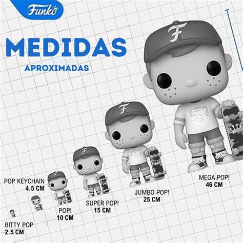 Tamaños de figuras Funko Pop
