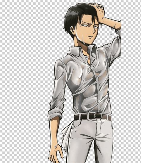 Ilustración de Hajime Isayama de Levi Ackerman