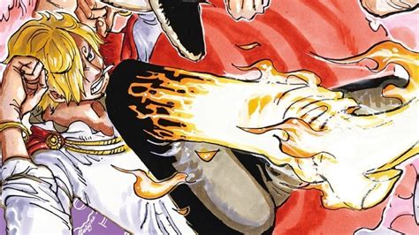 Ilustración de Sanji ejecutando el Diable Jambe