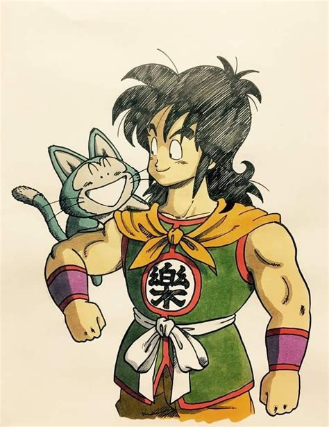 Ilustración de Yamcha y Puar tramando un plan