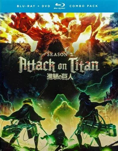 Portada de Ataque a los Titanes Temporada 2 en Blu-Ray