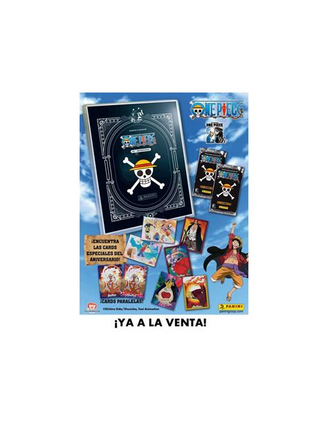 Imagen promocional de la colección de cartas One Piece 25 Aniversario