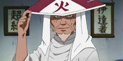 Retrato del Tercer Hokage, Hiruzen Sarutobi