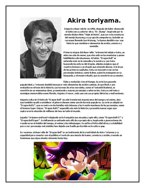 Akira Toriyama y su obra Dragon Ball