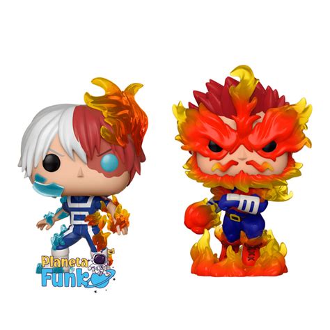 Figuras Funko Pop de Todoroki y Endeavor