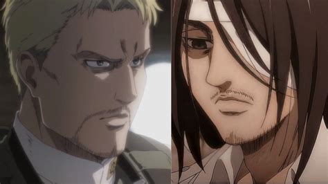 Eren Jaeger confrontando a Reiner Braun.