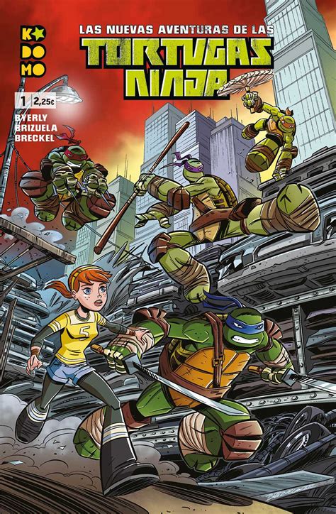 Portada de cómic de las Tortugas Ninja