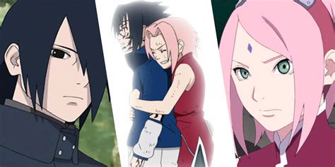 Sasuke protegiendo a Sakura