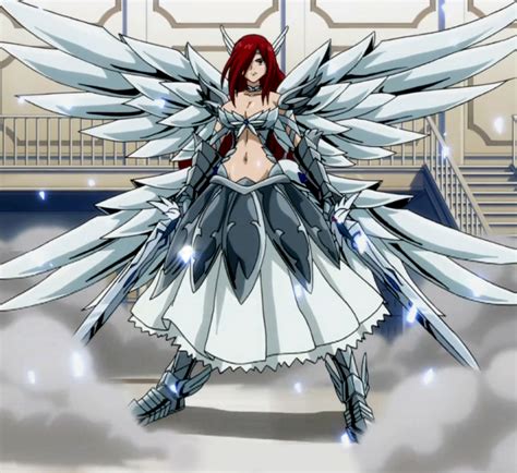 Erza Scarlet en armadura de Emperatriz del Fuego