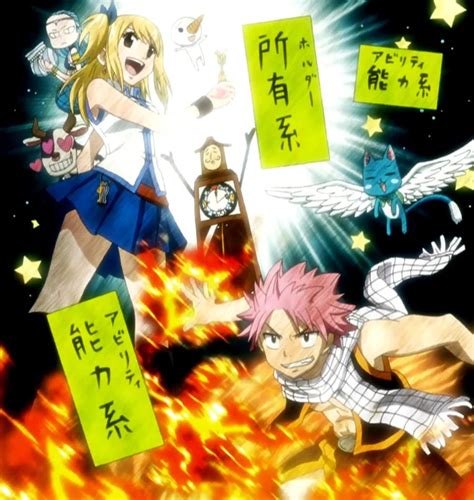Diagrama de las clasificaciones de magia en Fairy Tail