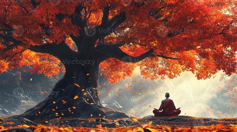 Shikamaru meditando bajo un árbol