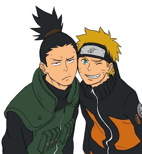 Shikamaru y Naruto discutiendo