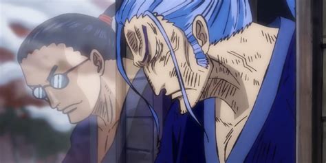Denjiro como Kyoshiro, con su característico peinado
