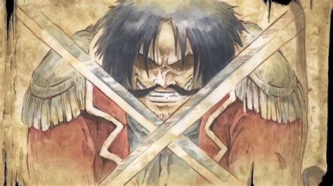 Representación de la ejecución de Gol D. Roger