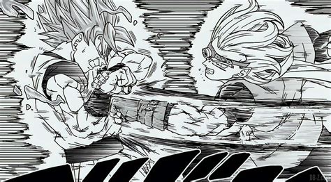 Granola enfrentándose a Goku y Vegeta