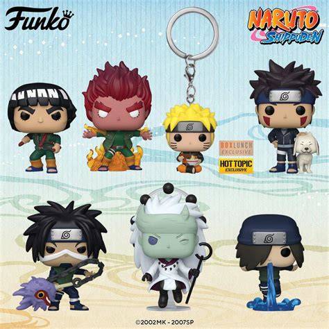 Tabla comparativa de figuras Funko Pop de Naruto