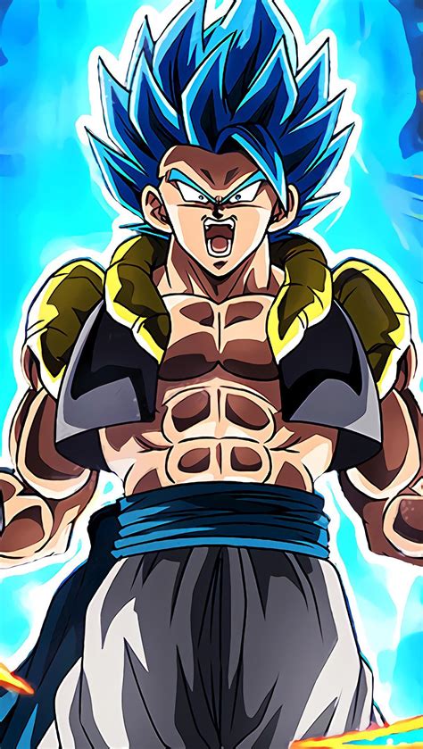 Captura de pantalla de Gogeta Super Saiyan Blue en un videojuego