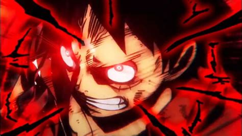 Imagen de Monkey D. Luffy usando Haoshoku Haki para intimidar a enemigos.