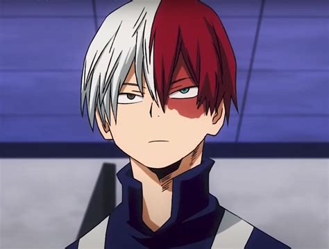 Ilustración de Shoto Todoroki en My Hero Academia