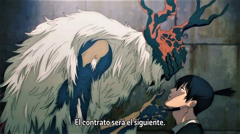 Aki enfrentándose a un demonio
