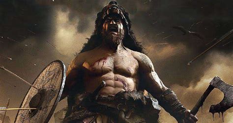 Representación de un berserker en furia de combate