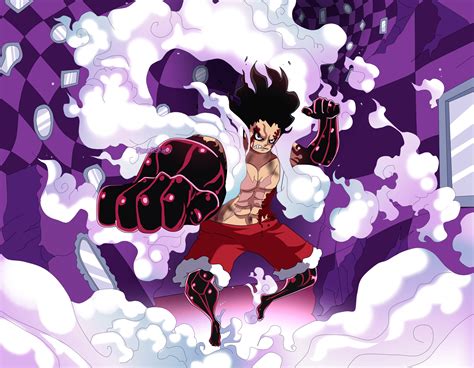 Luffy en Gear Fourth Snake Man