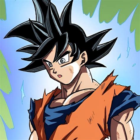 Ilustración icónica de Son Goku