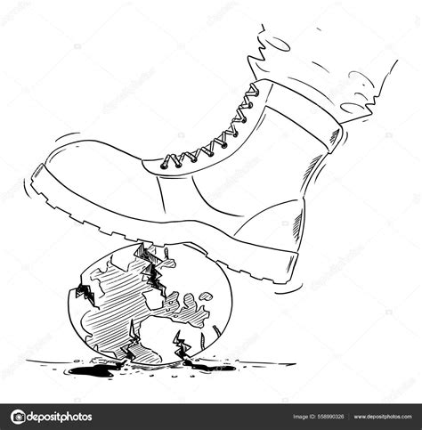 Ilustración del Estruendo aplastando el mundo