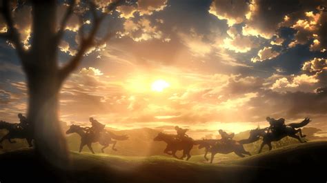 Scene de acción de Shingeki no Kyojin T3