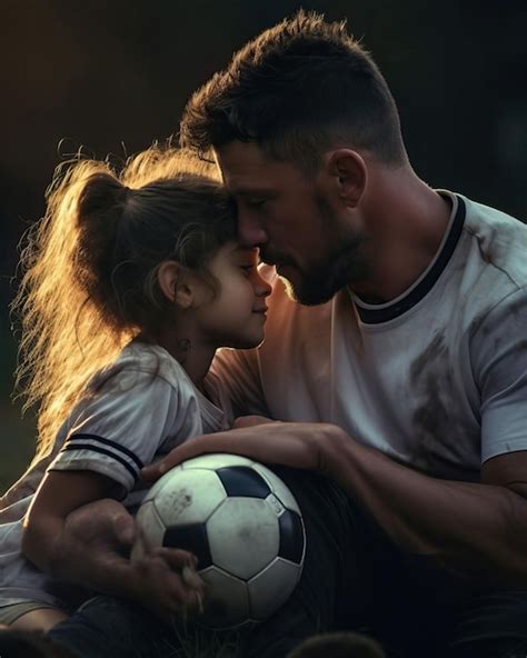 Padre e hija compartiendo un momento tierno