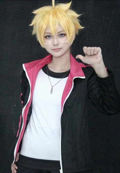 Cosplay de Boruto Uzumaki
