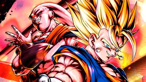 Imagen de Vegetto en combate contra Majin Buu