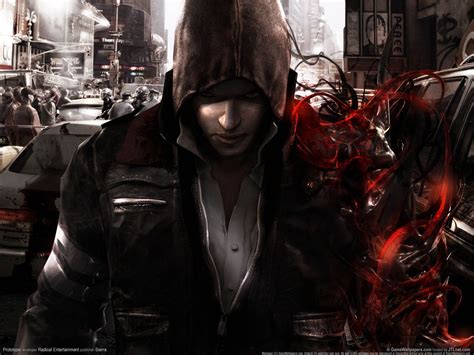 Alex Mercer con sus poderes