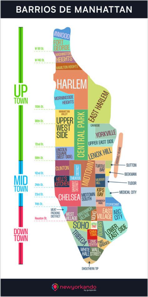 Mapa de Manhattan durante el brote