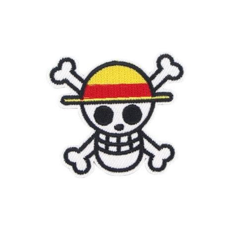 Detalle del emblema de la Calavera de One Piece