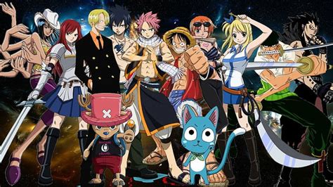 Comparación de personajes de One Piece y Fairy Tail
