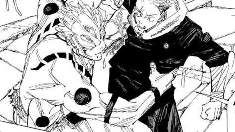 Ilustración del enfrentamiento entre Sukuna e Higuruma