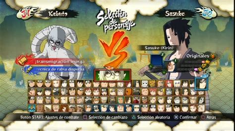 Lista de personajes jugables en Naruto Shippuden Ultimate Ninja Storm 3