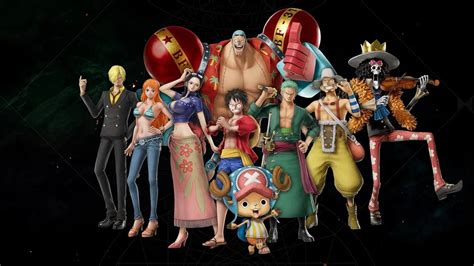 Ilustración de personajes variados del universo One Piece