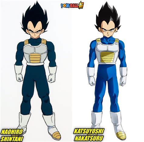 Evolución del diseño de Vegeta a lo largo de Dragon Ball