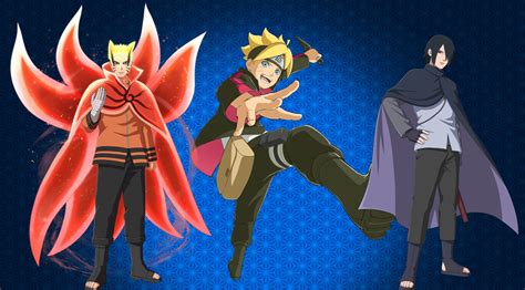 Naruto y Boruto en combate