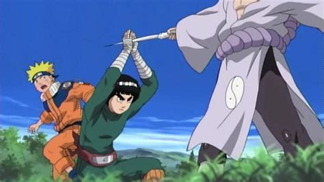 Rock Lee vs Kimimaro