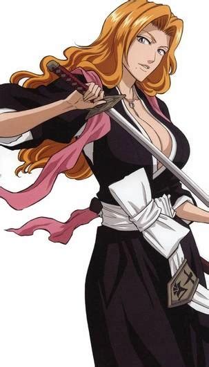 Ilustración de Rangiku Matsumoto con su uniforme de Shinigami